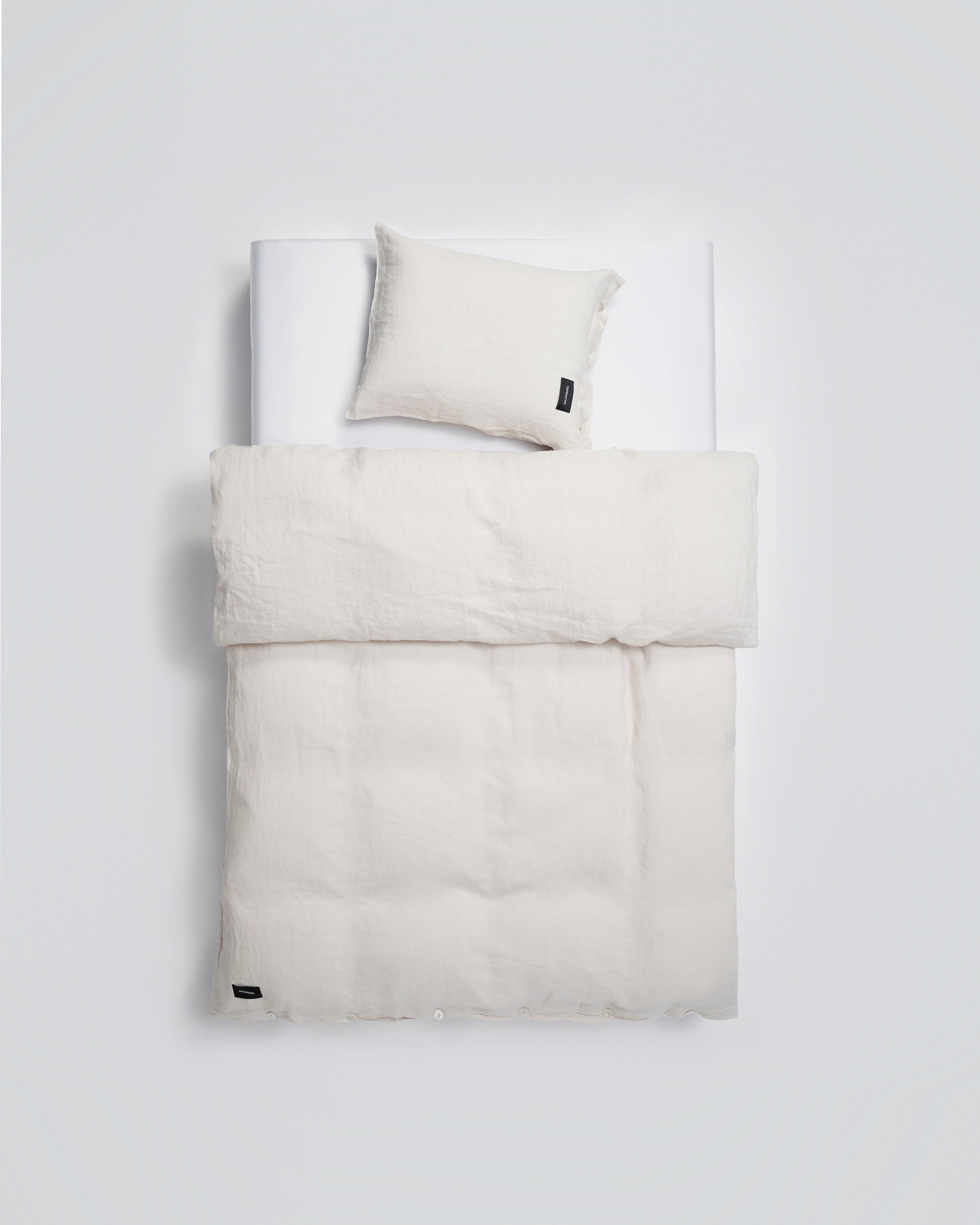 Mother duvet cover | Beige Linen